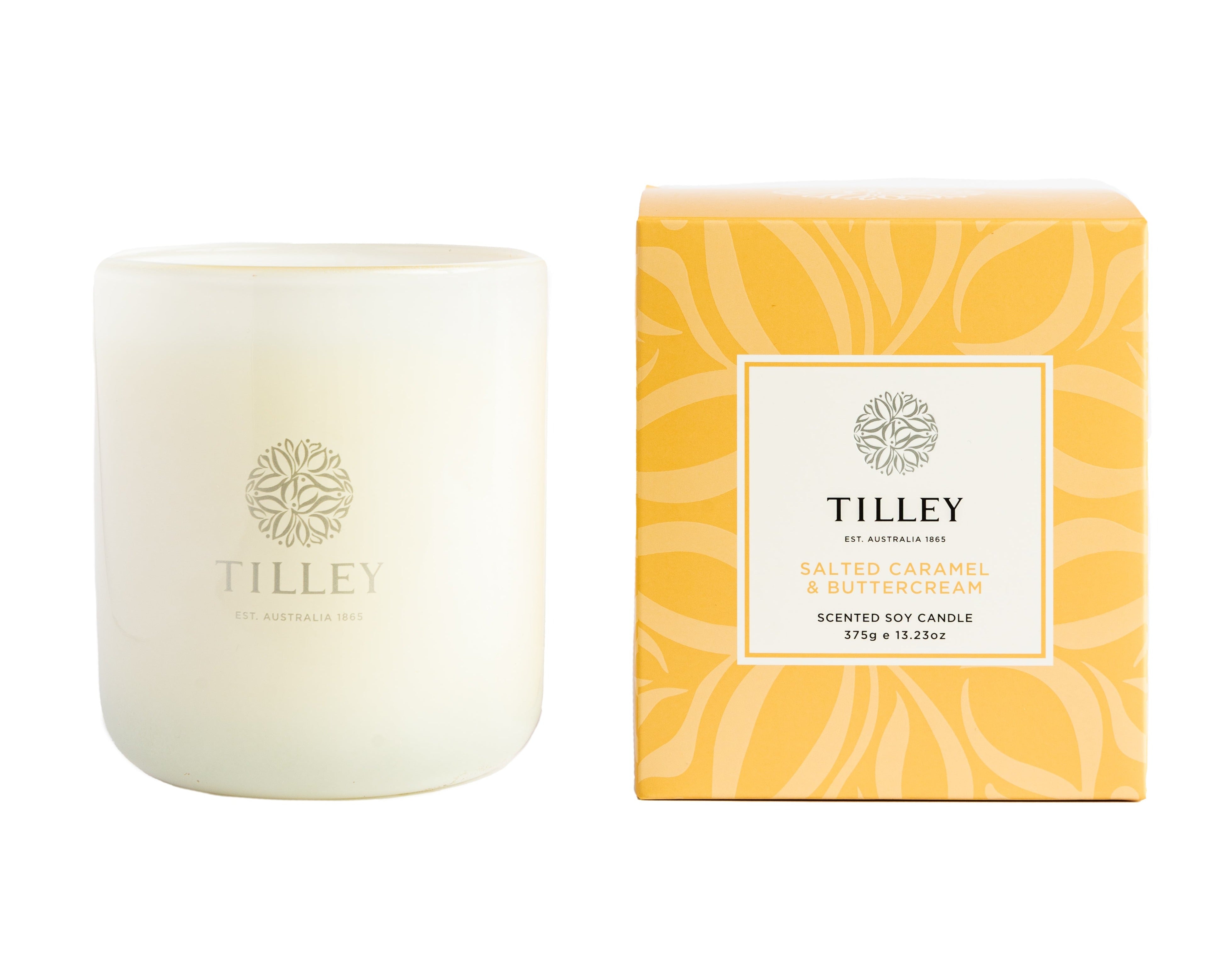NEW Classic White Salted Caramel & Buttercream 375g Scented Soy Candle