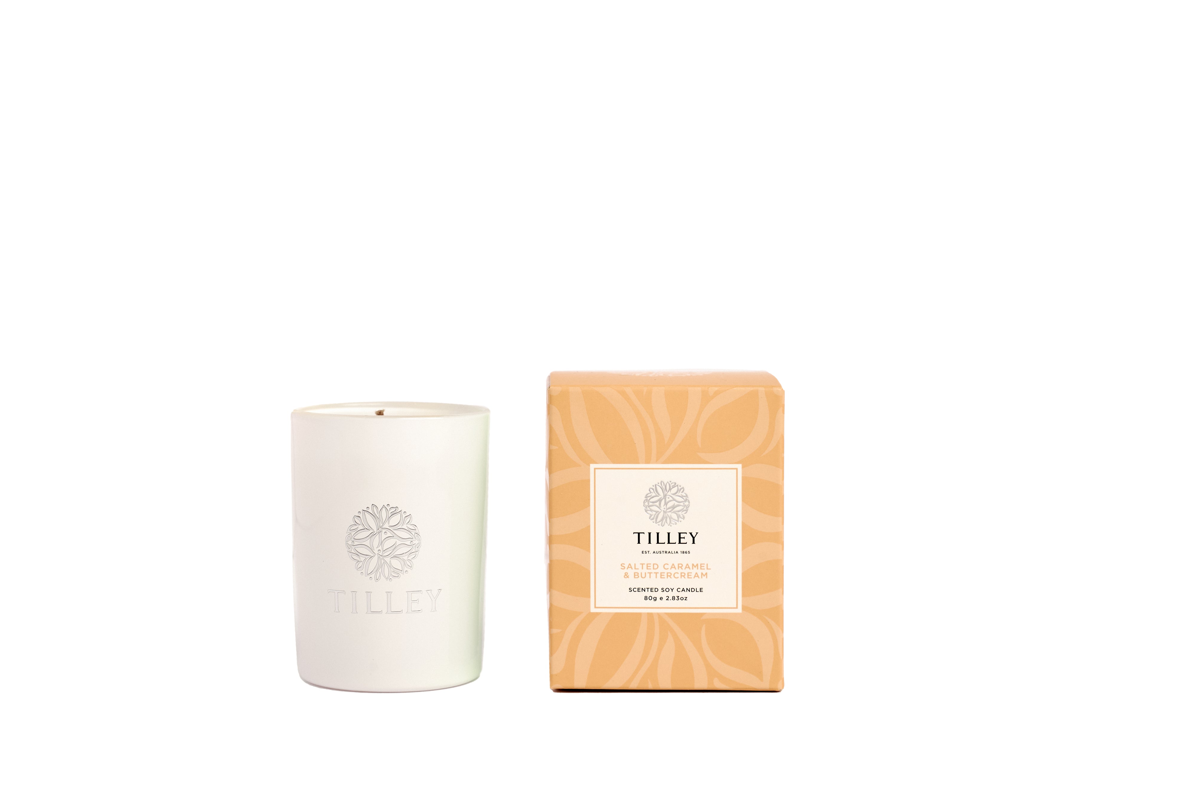 π Salted Caramel & Buttercream Petite Soy Candle 80g (100% off)