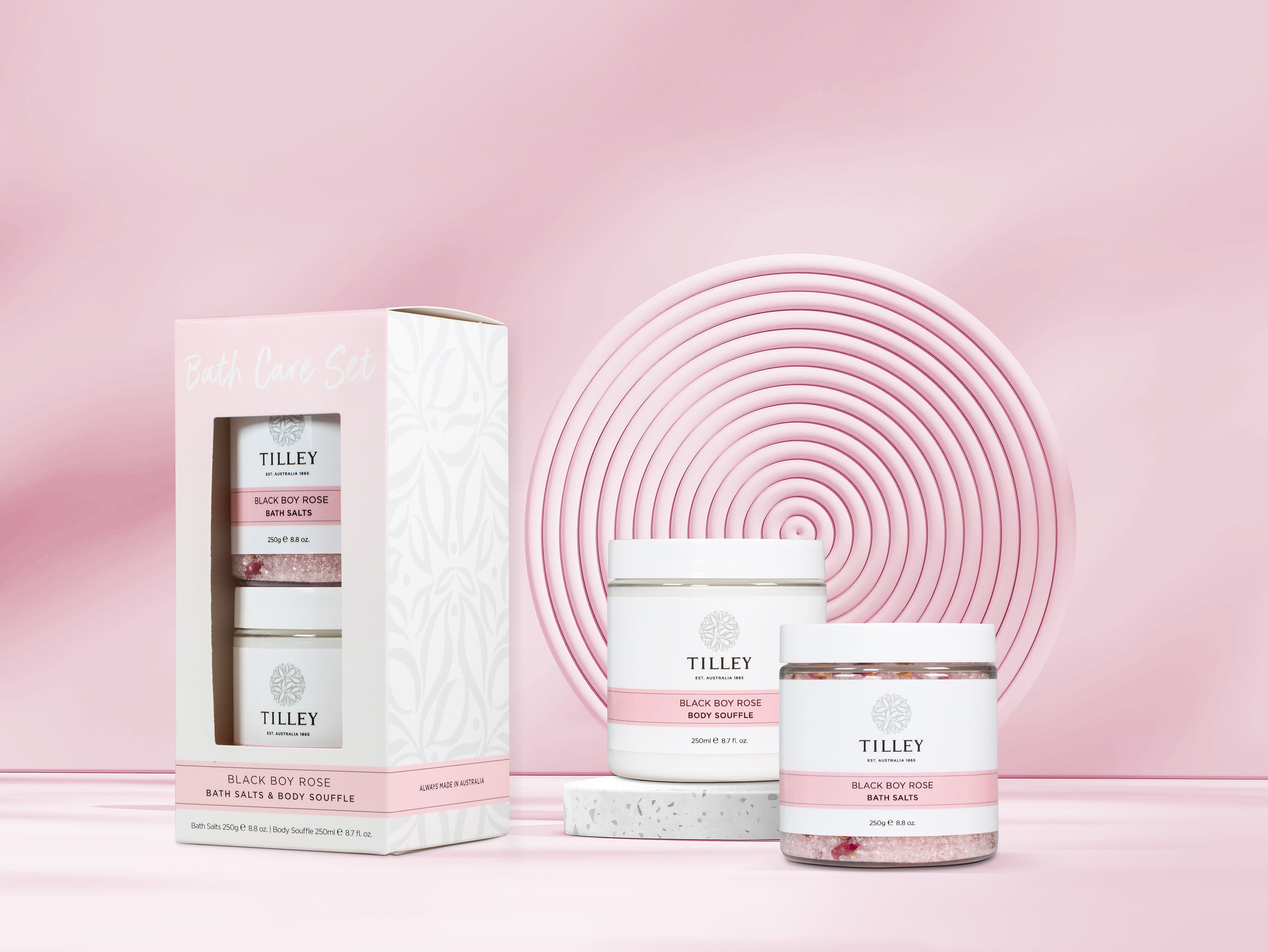 Black Boy Rose - Bath Care Set