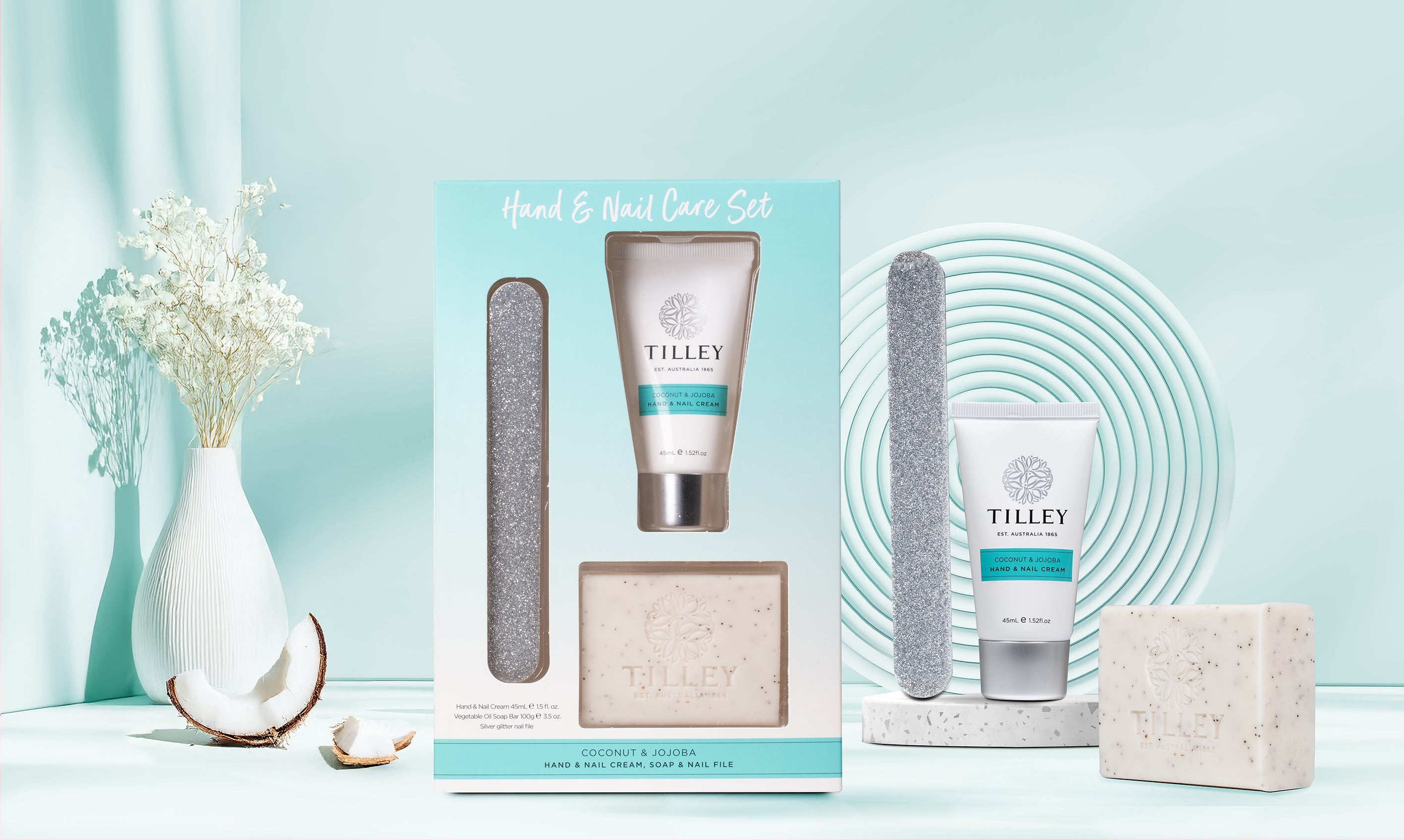 Coconut & Jojoba - Hand & Nail Cream Set