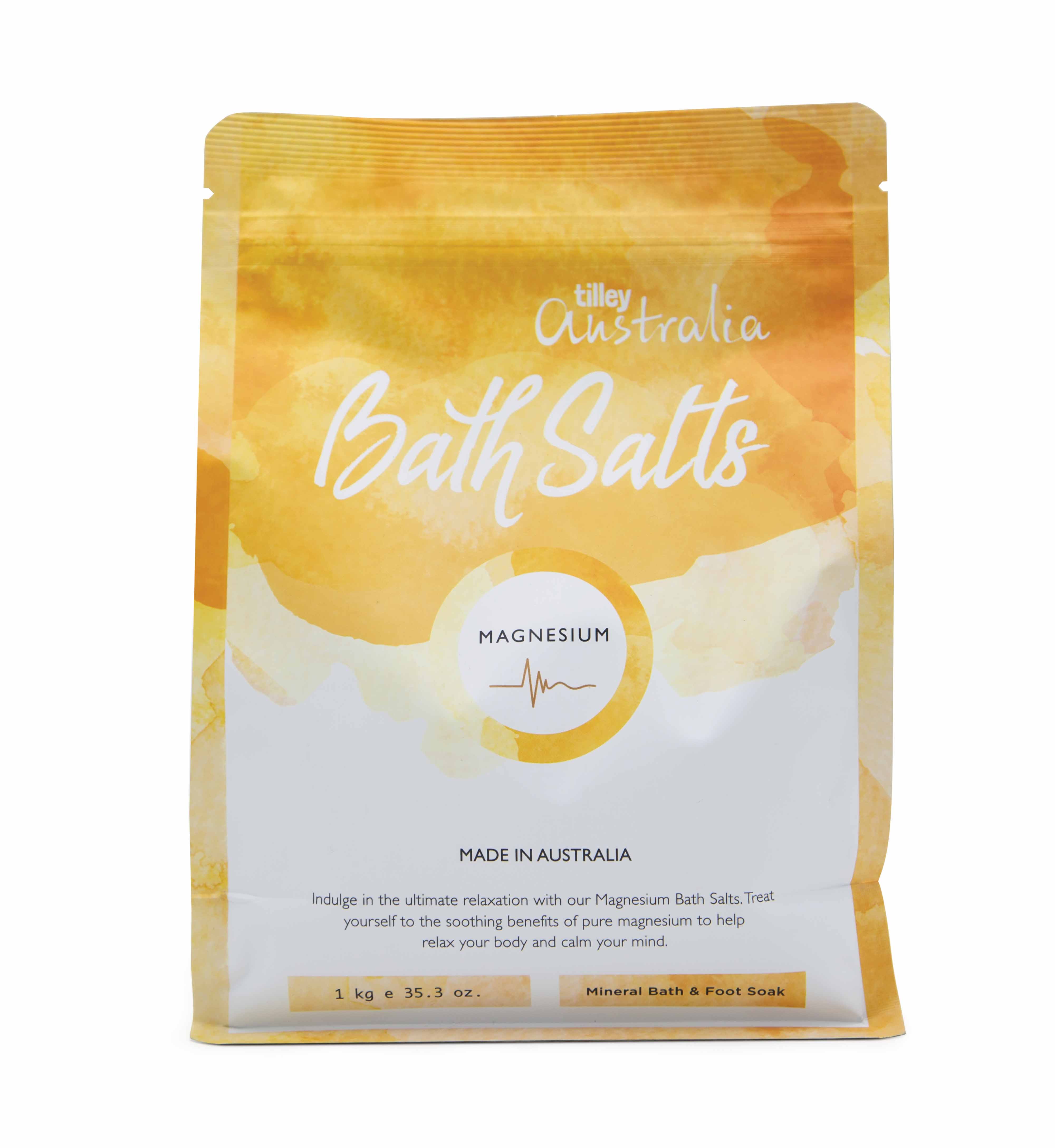 Tilley Australia Bath Salts Magnesium 1kg