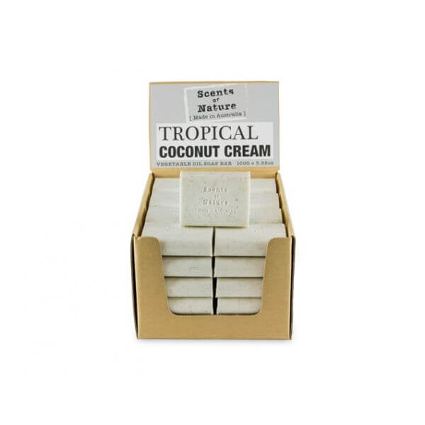 🎁 5 x Tropical Coconut Cream Soap Bar 100g (100% off)