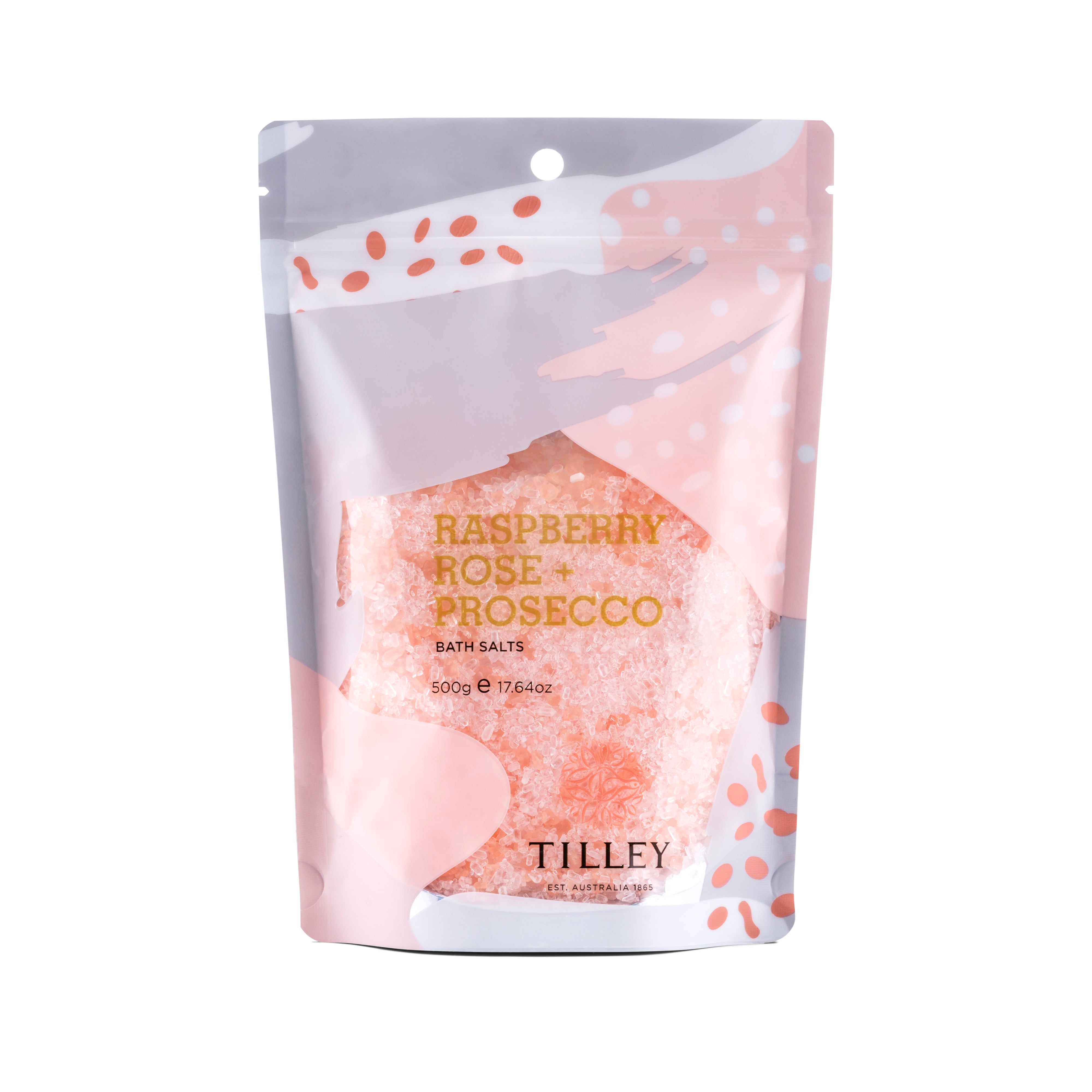 Raspberry, Rose, Prosecco Bath Salts 500g