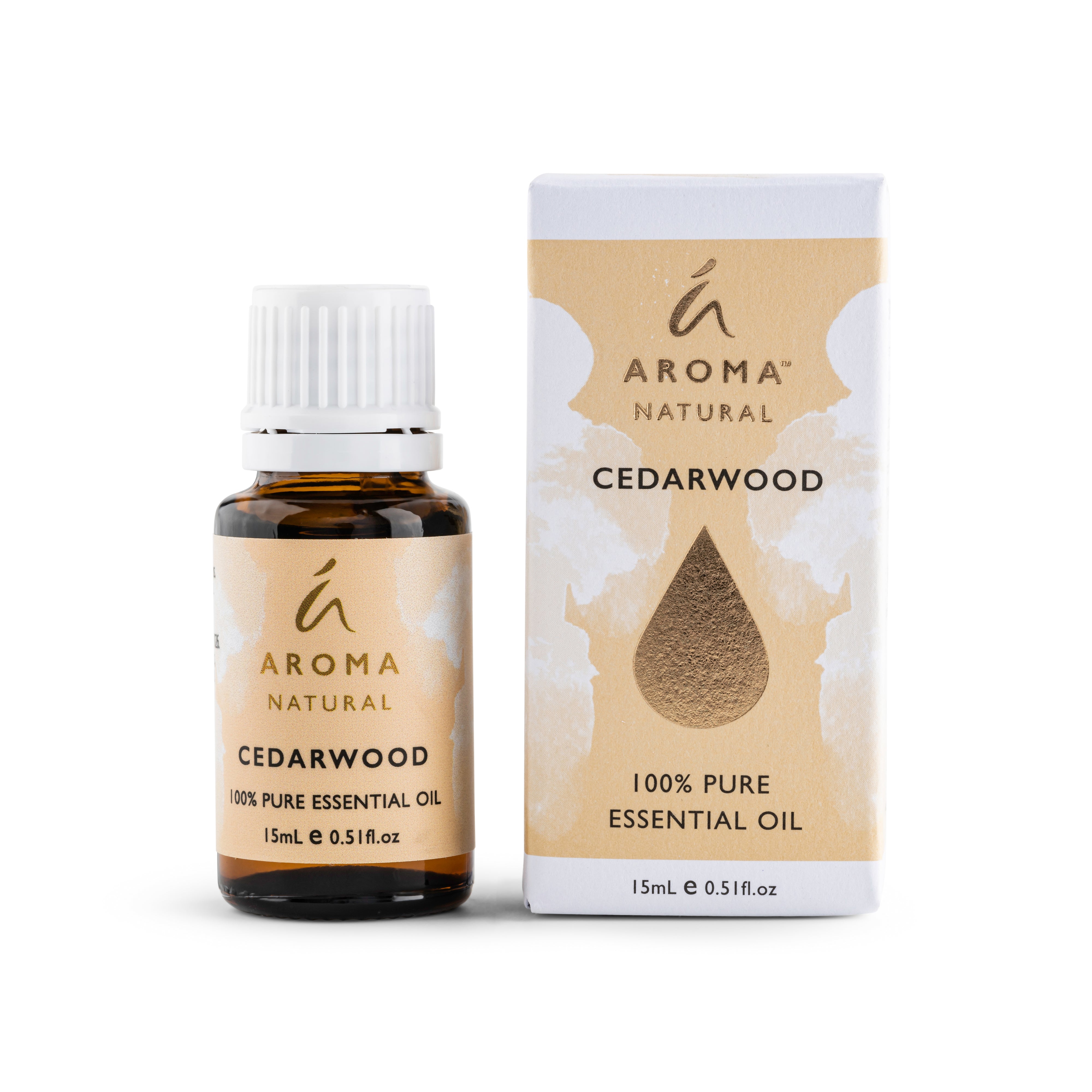Aroma Natural Cedarwood 100% Pure Essential Oil 15mL