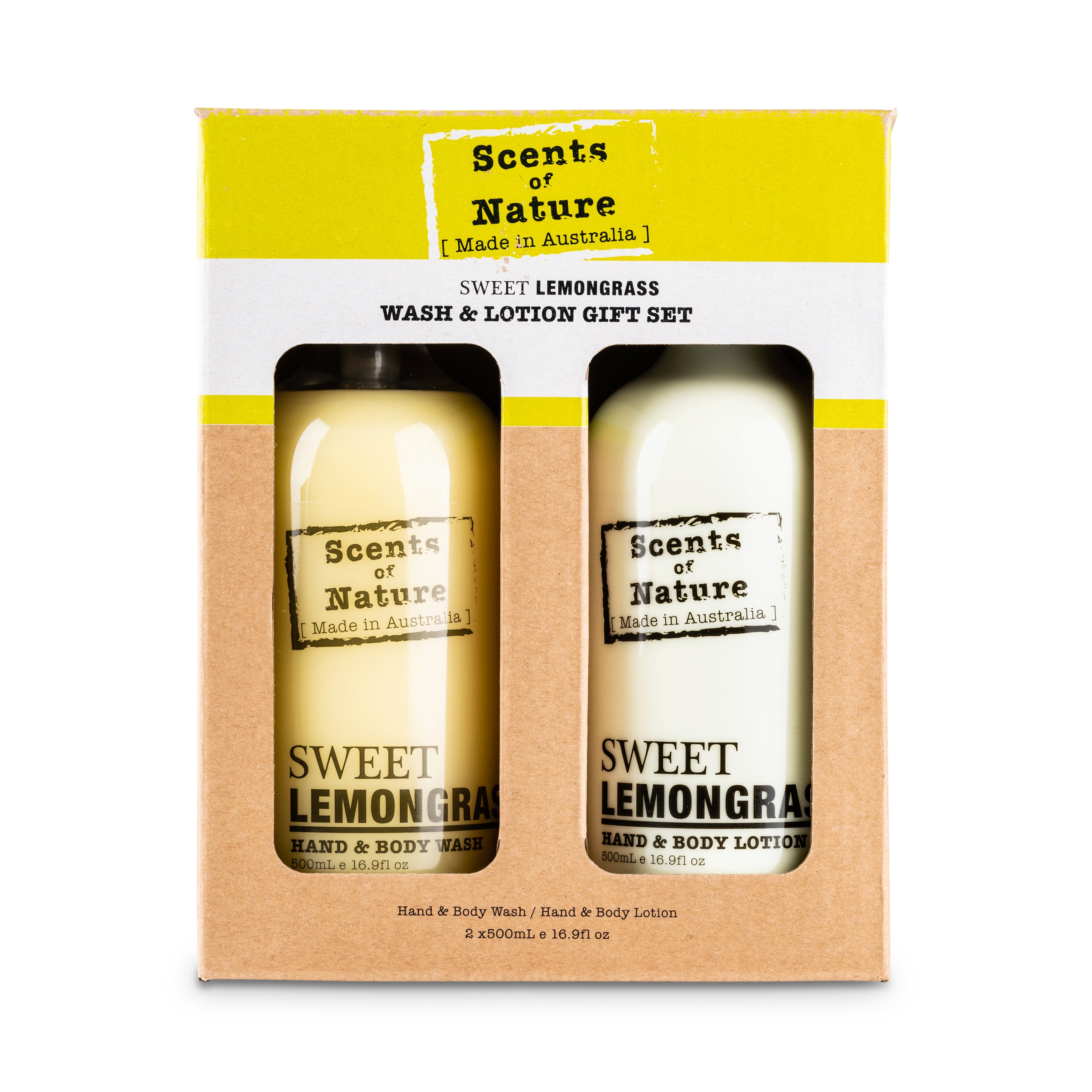 Sweet Lemongrass Wash & Lotion Gift Pack 2 x 500mL