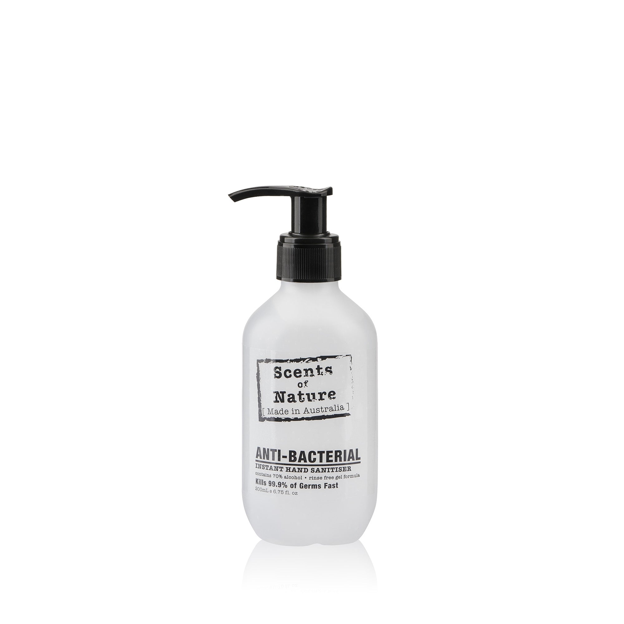 Antibacterial Instant Hand Sanitiser Gel 200mL