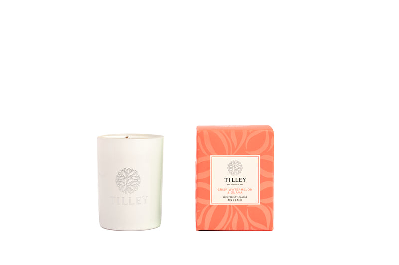 Crisp Watermelon & Guava Petite Soy Candle 80g