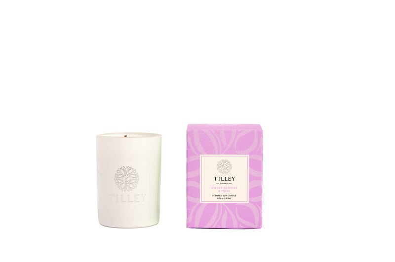 Sweet Berries & Musk Petite Soy Candle 80g