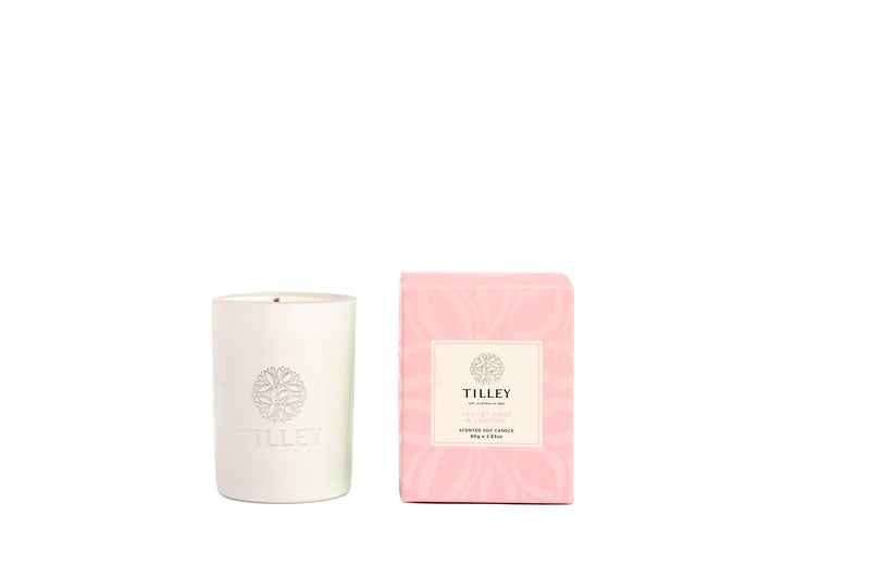 Velvet Rose & Jasmine Petite Soy Candle 80g