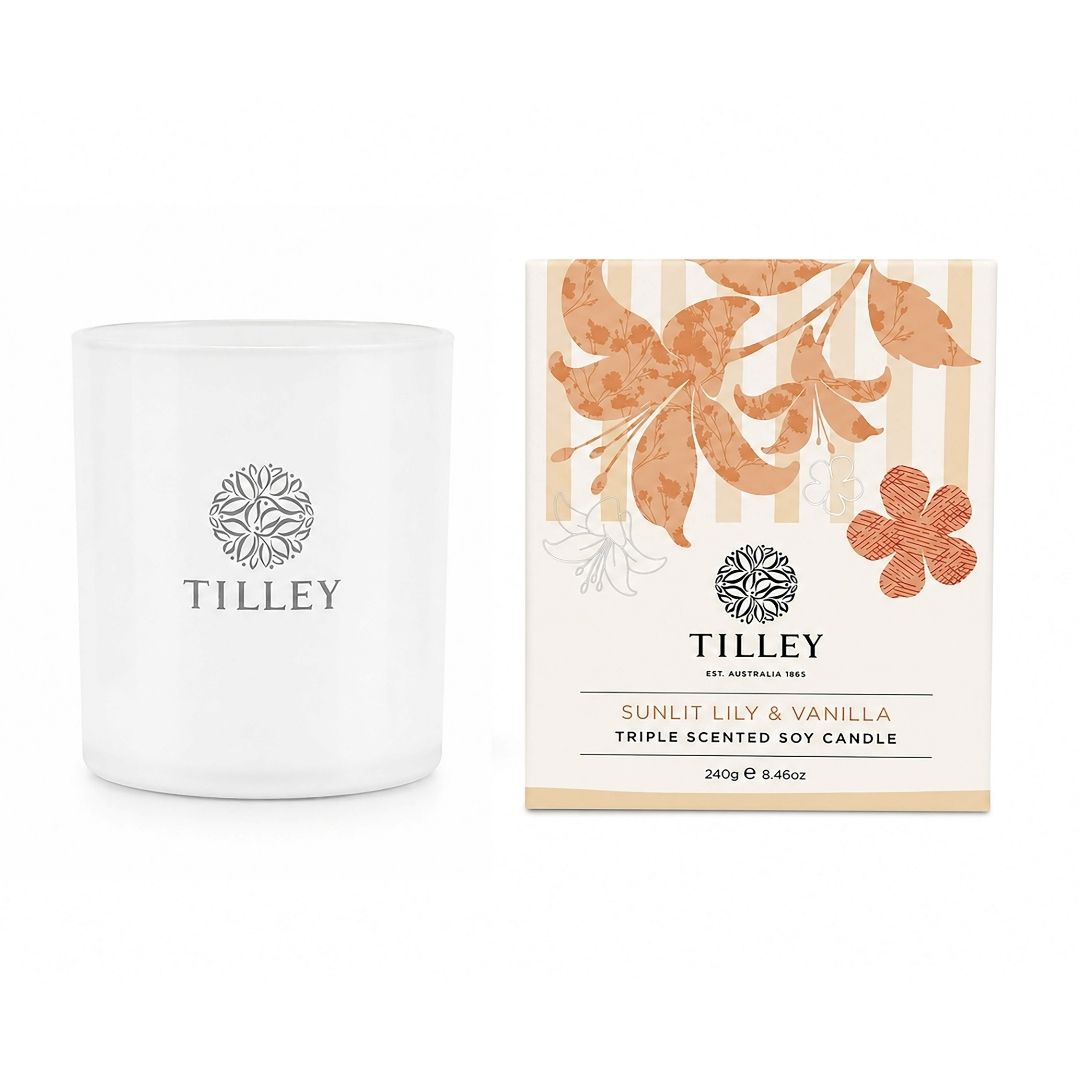 Sunlit Lily & Vanilla Candle