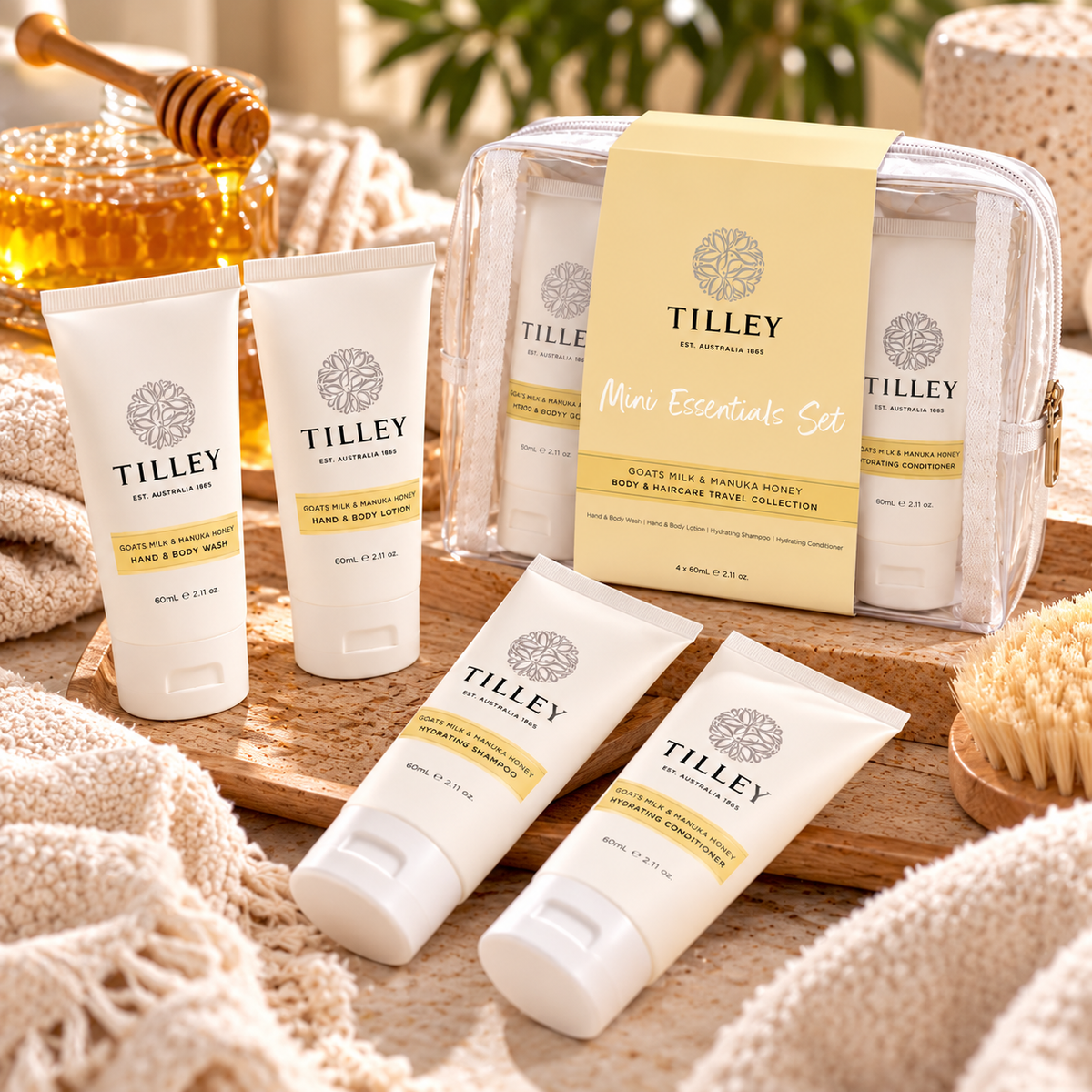 Goats Milk & Manuka Honey Mini Essentials Set