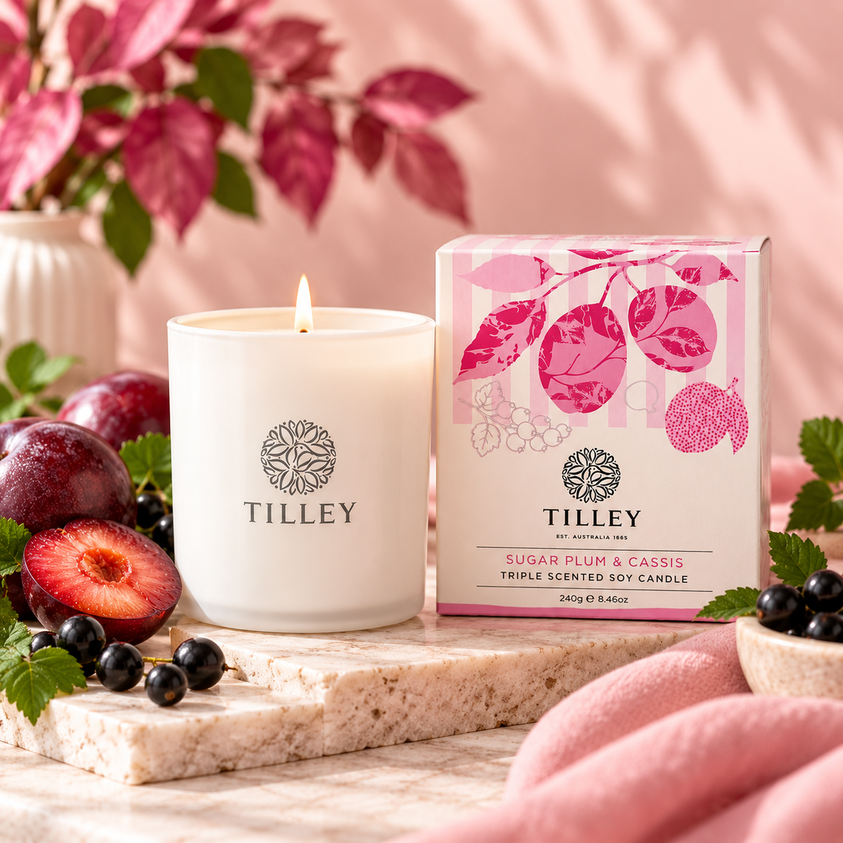 Sugar Plum & Cassis Candle