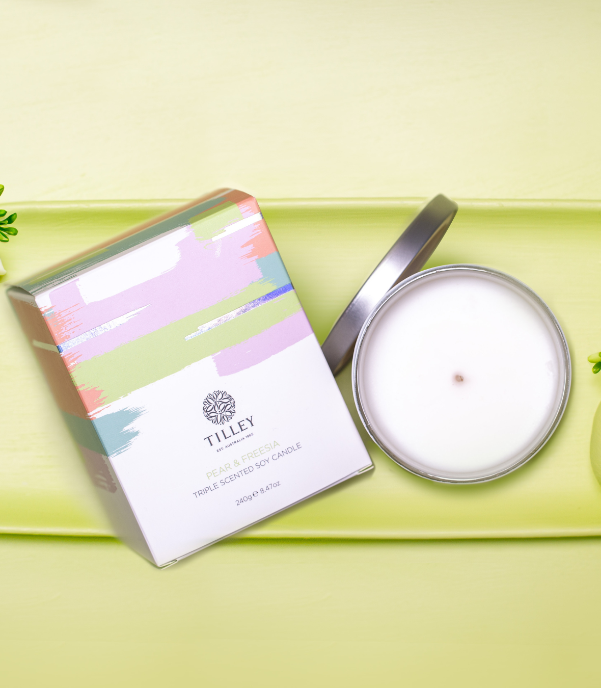 Limited Edition Pear + Freesia 240g Scented Soy Candle