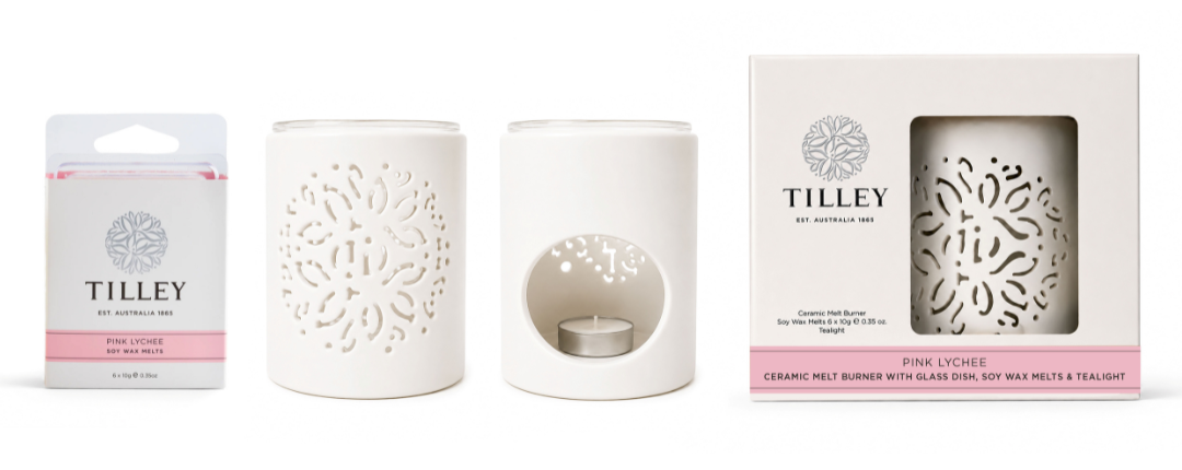 TCW Pink Lychee Melt Burner Set