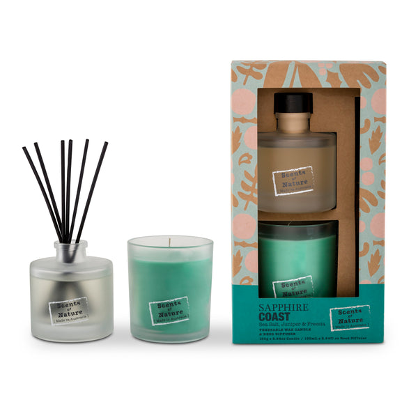 Sapphire Coast Candle & Reed Gift Set