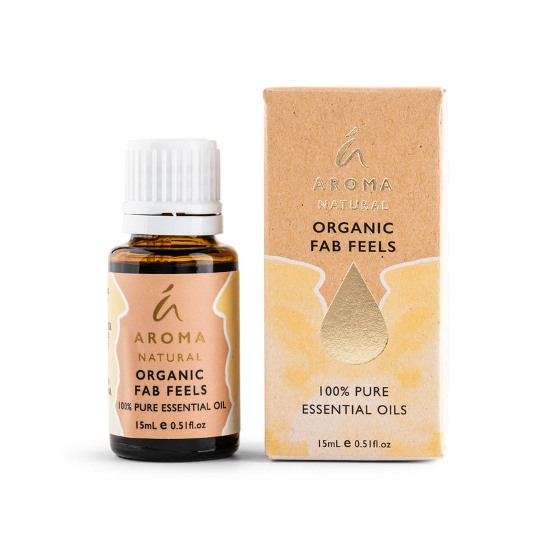 Aroma Natural Organic Fab Feels Essential Oil Blend 15mL