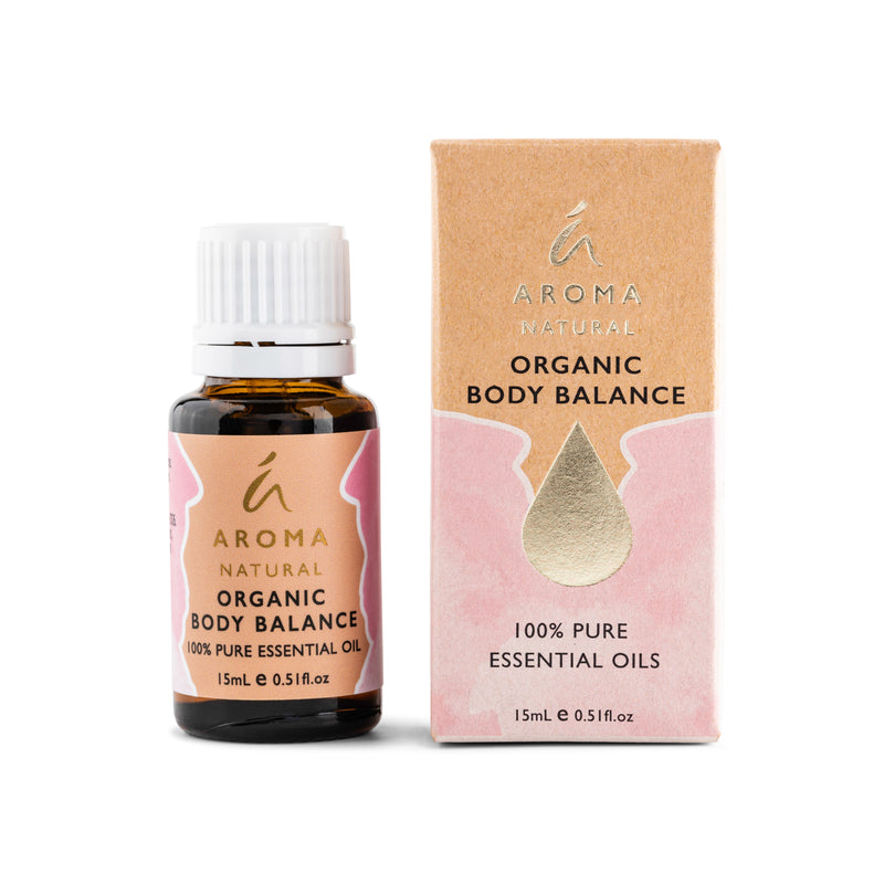 Aroma Natural Organic Body Balance Essential Oil Blend 15mL