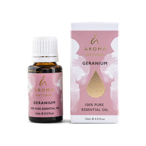Aroma Natural Geranium 100% Pure Essential Oil 15ml