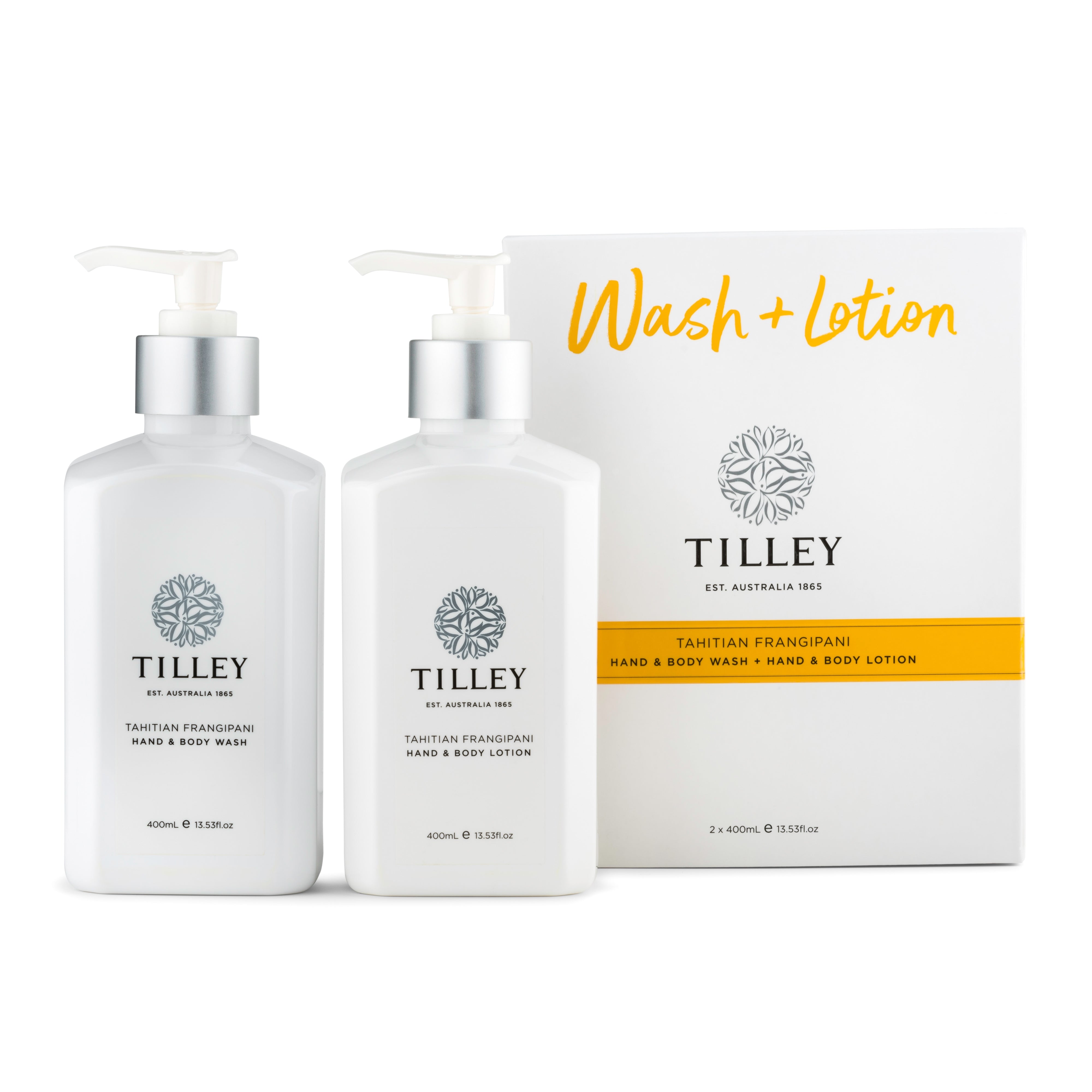 Tahitian Frangipani Body Wash & Lotion Twin Pack 2 x 400mL