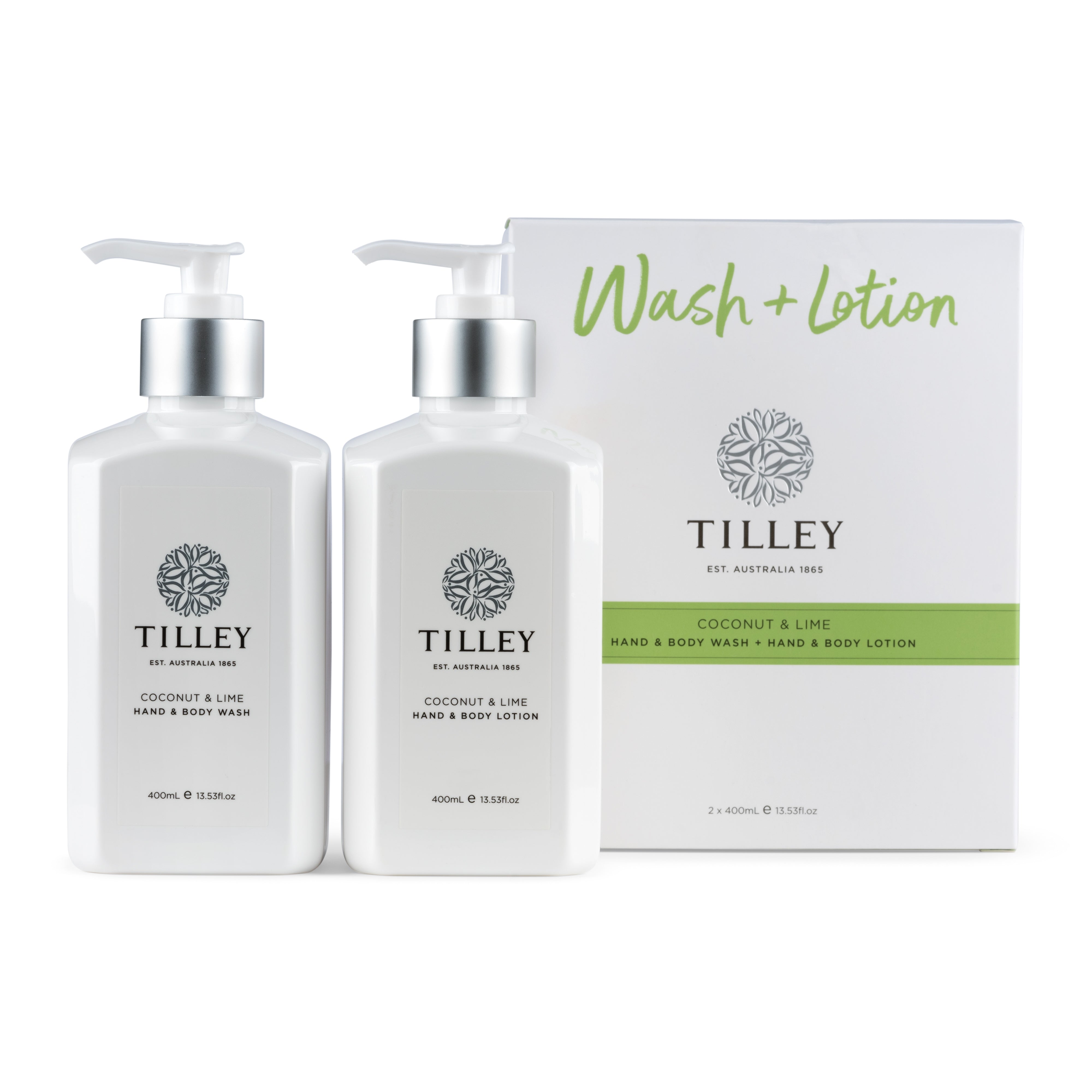 Coconut & Lime Body Wash & Lotion Twin Pack 2 x 400mL