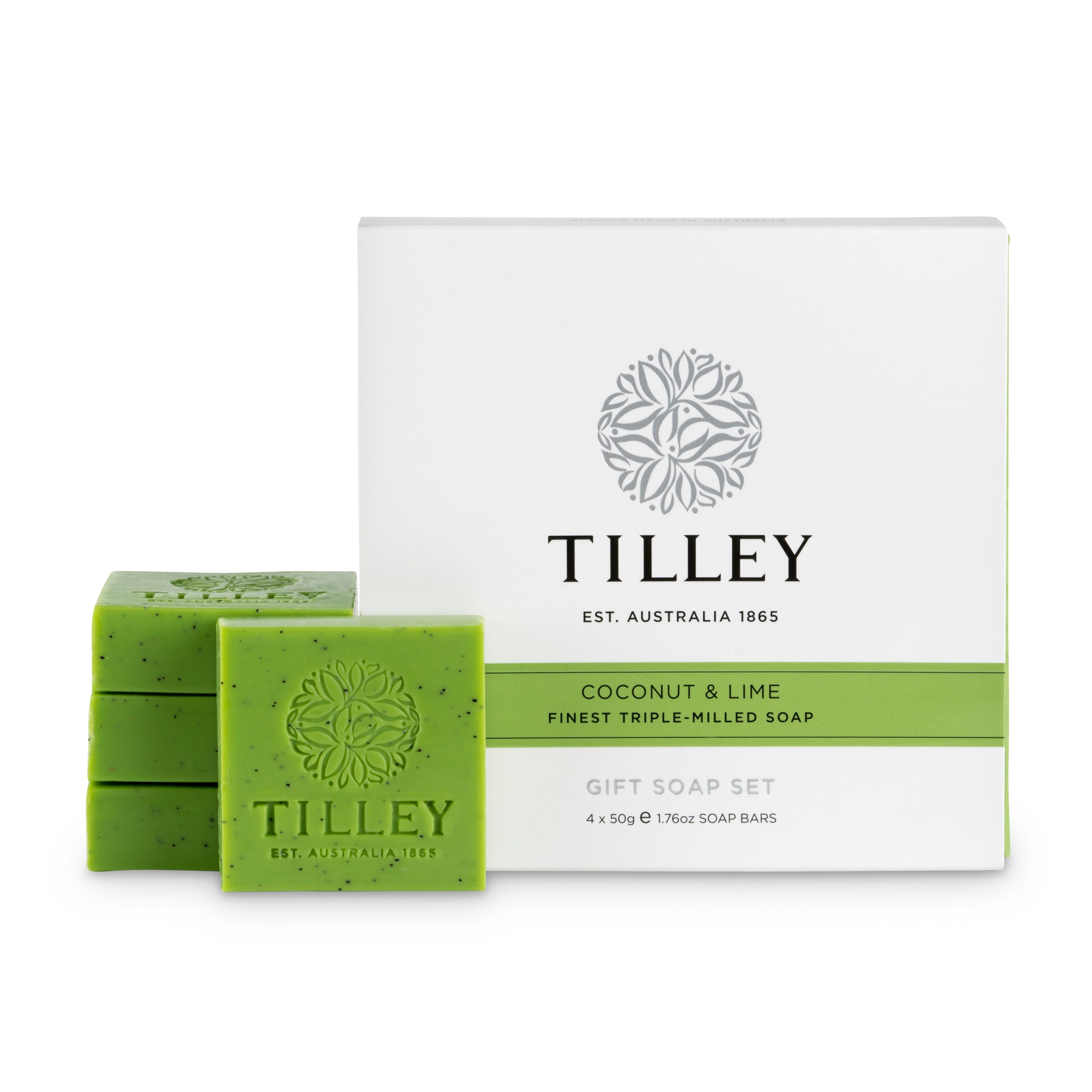 Gift Soap Set Coconut Lime  4 x 50g