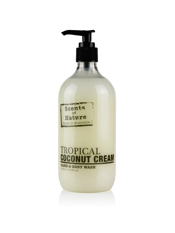 Tropical Coconut Cream Hand & Body Wash 500mL