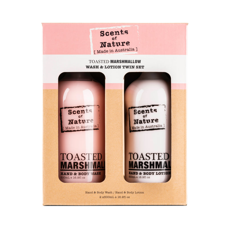 Toasted Marshmallow Wash & Lotion Gift Pack 2 x 500mL
