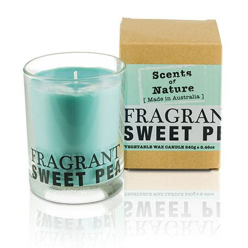 Fragrant Sweet Pea Soy Candle 240g