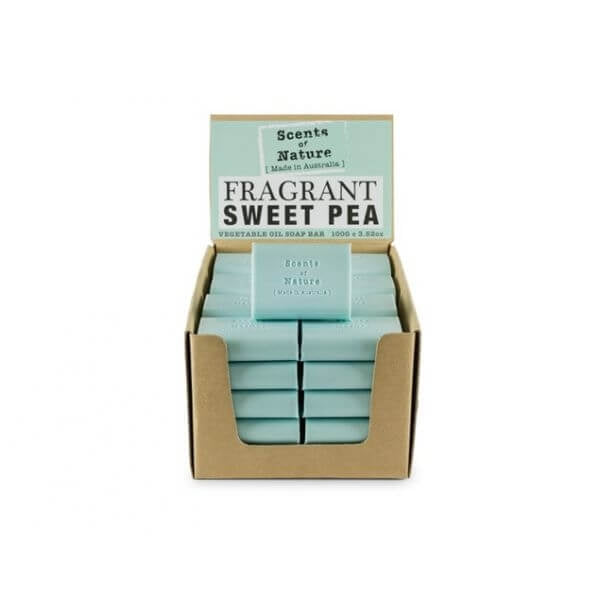 5 x Fragrant Sweet Pea Soap Bar 100g