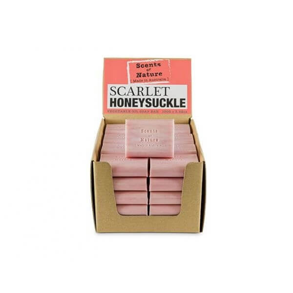 5 x Scarlet Honeysuckle Soap Bar 100g