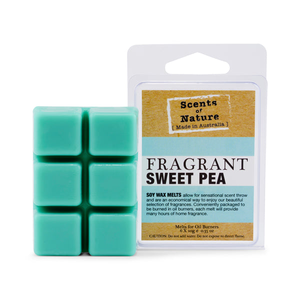Fragrant Sweet Pea Square Soy Wax Melts 60g