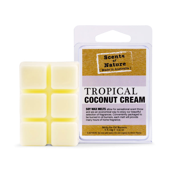 Tropical Coconut Cream Square Soy Wax Melts 60g