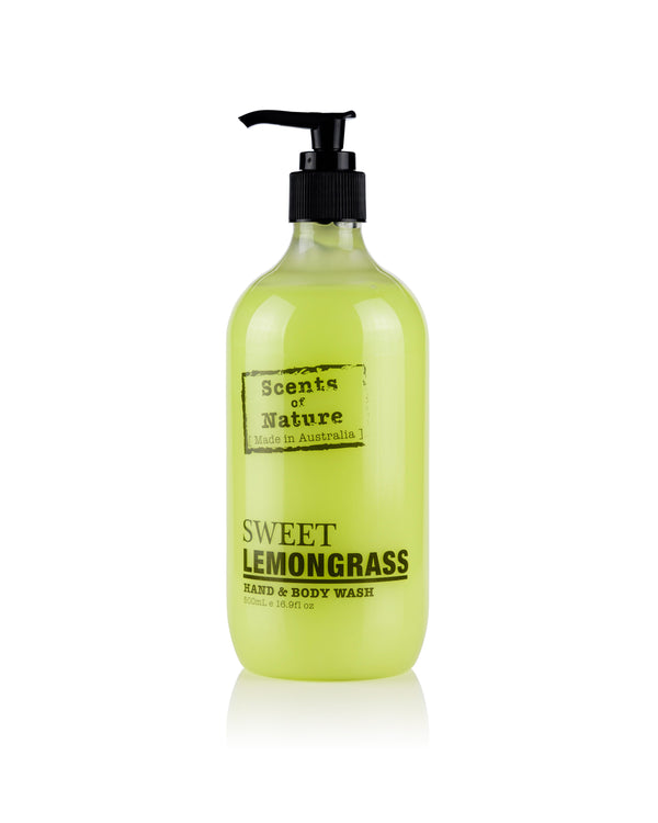 Sweet Lemongrass Hand & Body Wash 500mL