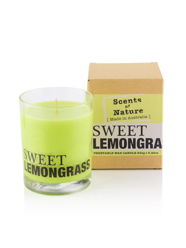Sweet Lemongrass Soy Candle 240g